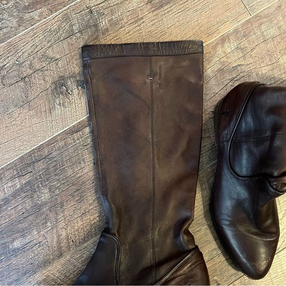 Frye Cindy Slouch Brown Boots Size 7.5 , leather is so soft!! - Picture 12 of 16